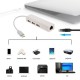USB 3.1 Type C Hub Ethernet 3 Port Çevirici Dönüştürücü Adaptör RJ45 Network Lan