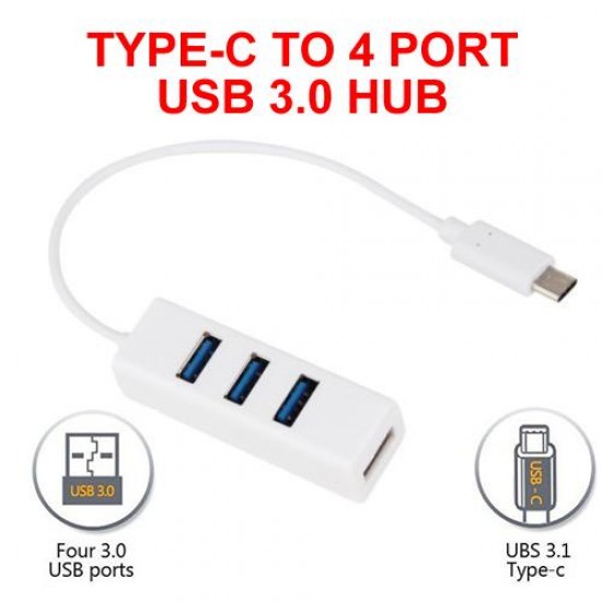 MAXGO 2113 Usb 3.1 Type C Çoklayıcı 4 Port Usb 3.0 Hub Çoğaltıcı Çoklama