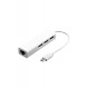 USB 3.1 Type C Hub Ethernet 3 Port Çevirici Dönüştürücü Adaptör RJ45 Network Lan