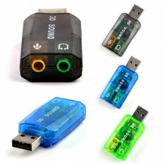 5.1 USB SES KARTI 3D SOUND USB HARİCİ SES KARTI MG-2008p