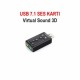 7.1 USB Ses Kartı ÇEVİRİCİ DÖNÜŞTÜRÜCÜ 7 KANAL BST-2016p 7.1 USB Ses Kartı ÇEVİRİCİ DÖNÜŞTÜRÜCÜ 7 KANAL BST-2016p