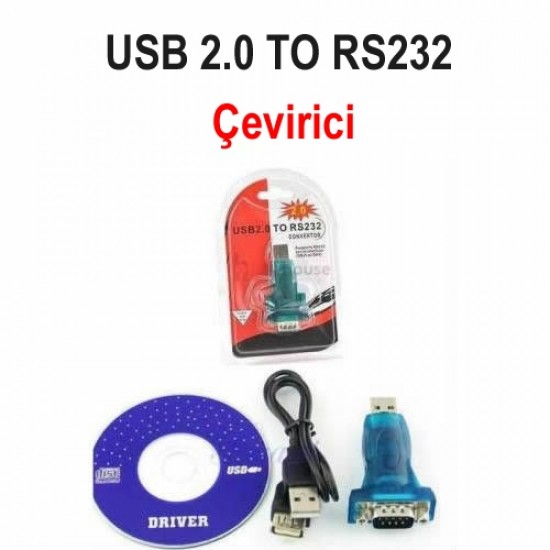 Usb To Rs232 Com Serial Çevirici BST-2027p Dönüştürücü