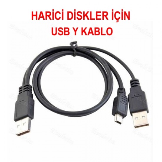 USB Y 3 GİRİŞ Mini 5 Pin HDD BST-2034p HARD DİSK KABLOSU
