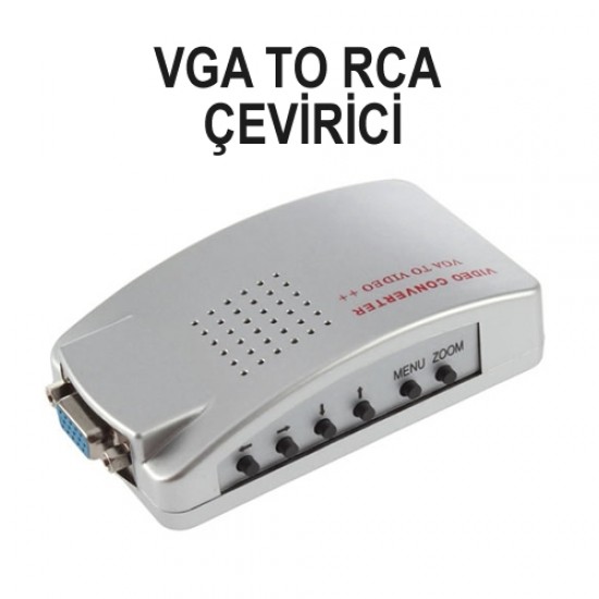 VGA To RCA AV Dönüştürücü Çevirici BST-2068p SVideo TOS S-VIDEO