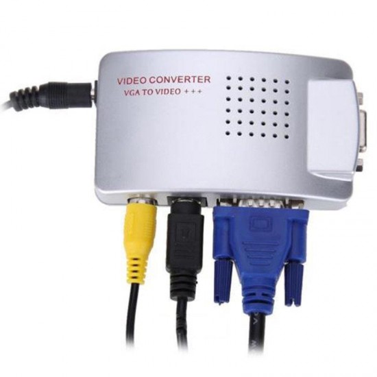 VGA To RCA AV Dönüştürücü Çevirici BST-2068p SVideo TOS S-VIDEO