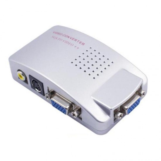 VGA To RCA AV Dönüştürücü Çevirici BST-2068p SVideo TOS S-VIDEO