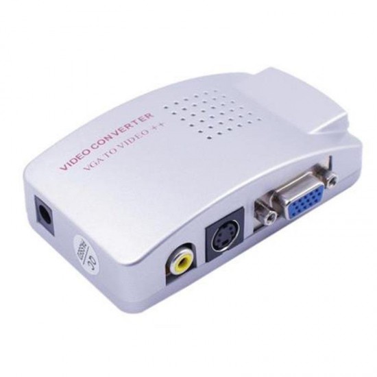 VGA To RCA AV Dönüştürücü Çevirici BST-2068p SVideo TOS S-VIDEO