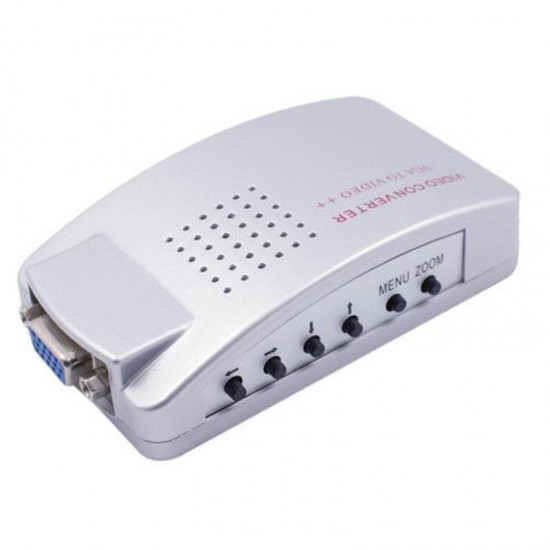 VGA To RCA AV Dönüştürücü Çevirici BST-2068p SVideo TOS S-VIDEO