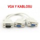 VGA Y KABLOSU KABLO ÇOĞALTICI BST-2035p ÇOKLAYICI SWITCH